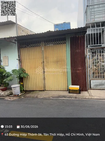 Giảm nhanh 600tr trong 7 ngày Bán Đất 100m2 có sẵn 100 m2 thổ cư giá 6.8 tỷ tại Đường Hiệp Thành 6 Phường Hiệp Thành Quận 12 TP. Hồ Chí Minh 6t2