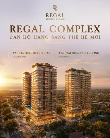 Căn hộ cao cấp mặt sông, view biển Regal Complex Đà Nẵng – Giá 4,1 tỷ | Sở hữu lâu dài