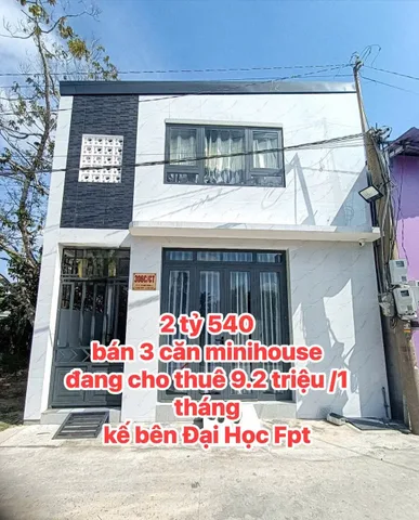 bán 3 căn minihouse cách Đại Học Fpt 1,5km thu nhập 9,2 triệu giá 2.54 tỷ tại - Chọn - Phường Long Tuyền Quận Bình Thuỷ Cần Thơ