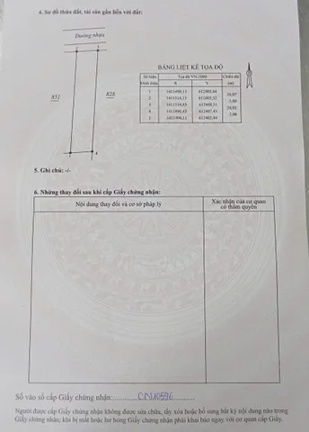 Bán Đất 279m2 có sẵn 100 m2 thổ cư giá 4.6 tỷ tại - Chọn - Xã Vạn Thắng Huyện Vạn Ninh Khánh Hòa
