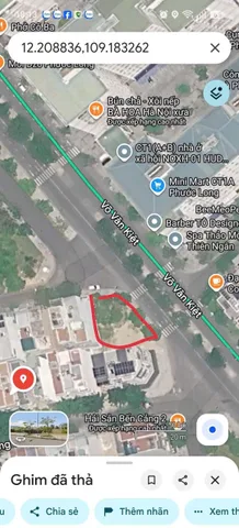 Bán Đất 232m2 có sẵn 232 m2 thổ cư giá 19.72 tỷ tại Đường Võ Văn Kiệt Phường Phước Long Thành phố Nha Trang Khánh Hòa