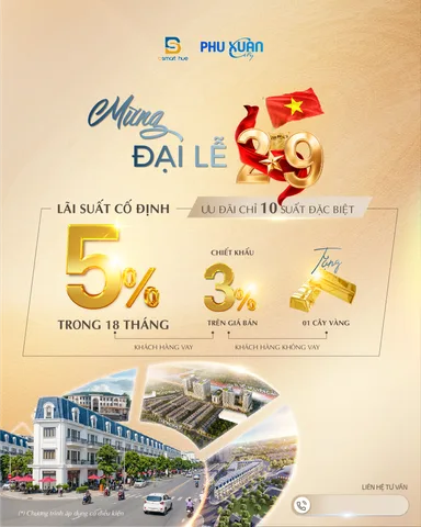 VỚI 2,5 TỶ (30%/CĂN) NHẬN NHÀ MẶT PHỐ – NGÂN HÀNG HỖ TRỢ 70% – CHỦ ĐẦU TƯ GÁNH LÃI 5%/18T