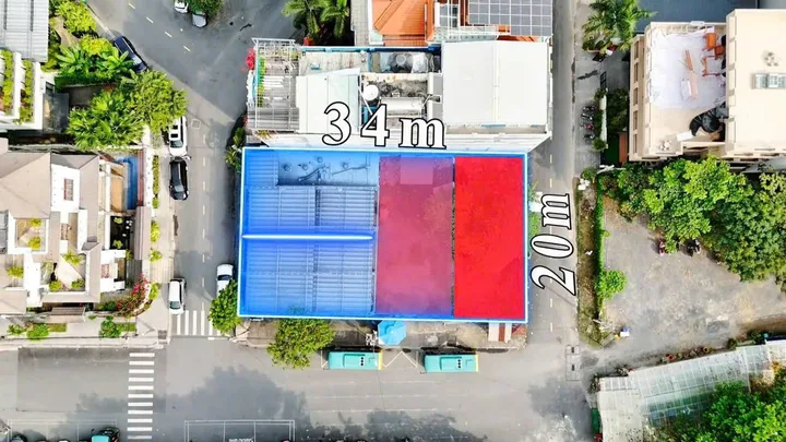 BDS HVL [NC] Lô đất 680m2 góc 3 mặt tiền ,view sông Sài Gòn