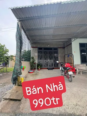 Bán nhà cấp 4, vào ở ngay ngay xã Đức Hòa Thượng, 5x22 - giá 990 triệu, shr, đường ô  tô