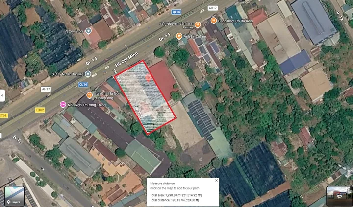 Bán Kho, nhà xưởng 2.000 m2 có sẵn 300 m2 thổ cư. Mặt tiền đại lộ Nguyễn Văn Linh rộng 30m - Phường Tân An - Tỉnh Đắk Lắk