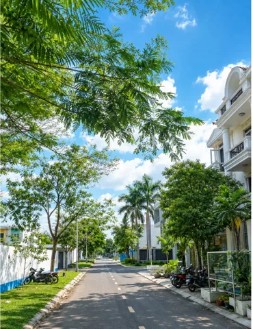 Cho thuê nhà khu Thủ Thiêm Villa, nhà mới, có 9 phòng, diện tích 8x20m (0989373766)