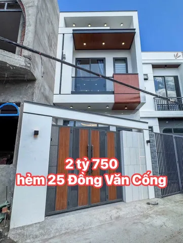 Bán nhà hẻm 25 đồng văn cống - 2 tỷ 750 - Phường Bùi Hữu Nghĩa Quận Bình Thuỷ Cần Thơ