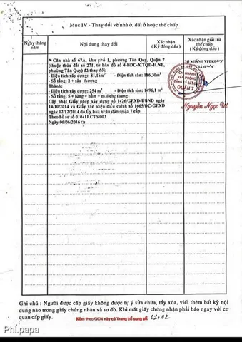 Bán Nhà Mặt Tiền 67A Đường số 85, phường Tân Quy, Quận 7