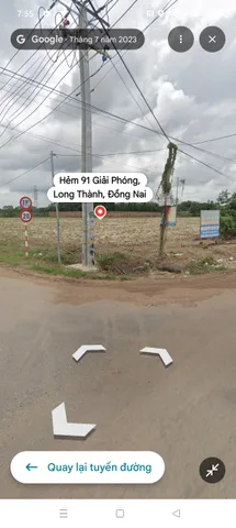 1.7 ha 2 mặt tiền đường vào sân bay long thành