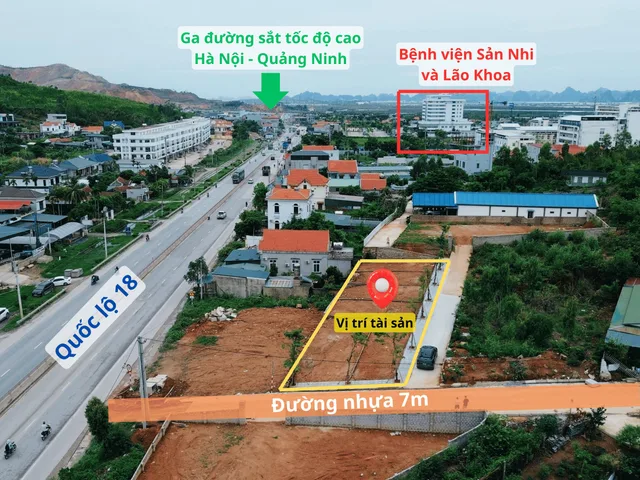 🚀 ĐẤT NỀN THỔ CƯ MẶT TIỀN QL18 SÁT VIN HẠ LONG XANH GIÁ CHỈ 3x TRIỆU/M2
