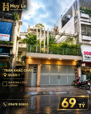 [6,5/8,5m x 23] Mặt Tiền 5 Trần Khắc Chân Tân Định