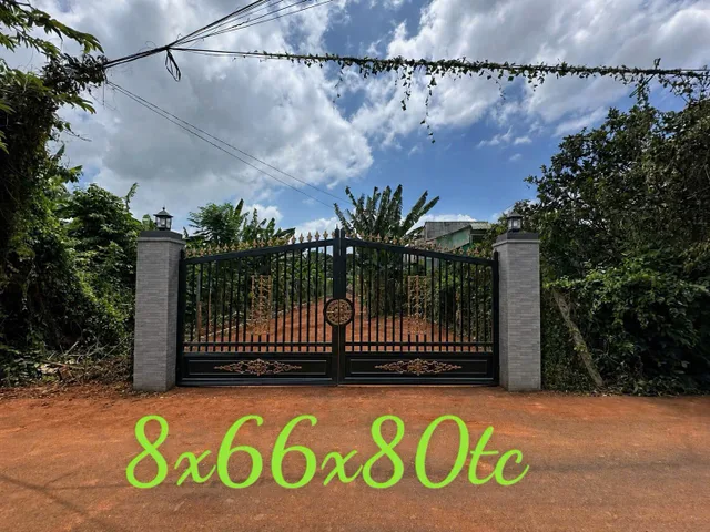 Cắt lỗ nhanh lô đất 2 mặt tiền đường oto, gần nút giao cao tốc sẵn cổng rào 535m2 giá 3 tỷ 2