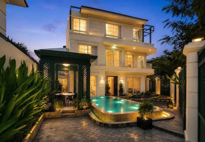 Cho thuê  biệt thự 300m2 có hồ bơi riêng - Phường Phú Hữu Quận 9 TP. Hồ Chí Minh