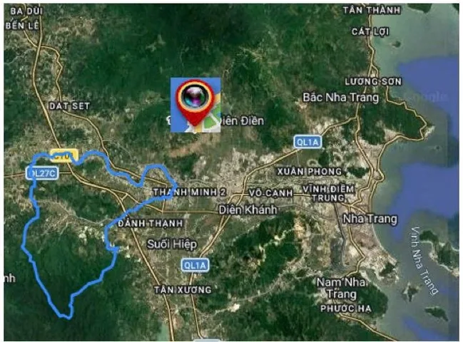 Bán Đất 12706m2 giá 445 triệu tại - Chọn - Xã Diên Điền Huyện Diên Khánh Khánh Hòa
