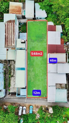 ĐẤT ĐẸP TRƯỜNG THỌ - SÁT VÀNH ĐAI 2 - 548M2 (12 x 46) - GẦN GA METRO, ĐẶNG VĂN BI - GIÁ NHỈNH 70TR/M2