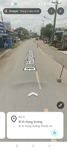 Mặt tiền hùng vương ngay 25c kết nối vào sân bay long thành.