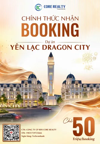YÊN LẠC DRAGON CITY CHÍNH THỨC NHẬN BOOKING – SỞ HỮU VỊ TRÍ TRUNG TÂM, ĐÓN ĐẦU VÀNH ĐAI 4.5