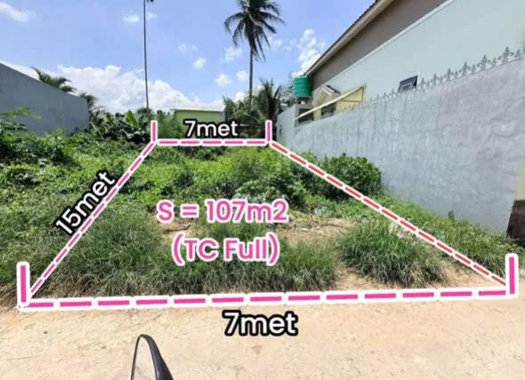 Bán Đất 107m2 có sẵn 107 m2 thổ cư giá 790 triệu tại - Chọn - Phường Phú Khương Thành phố Bến Tre Bến Tre