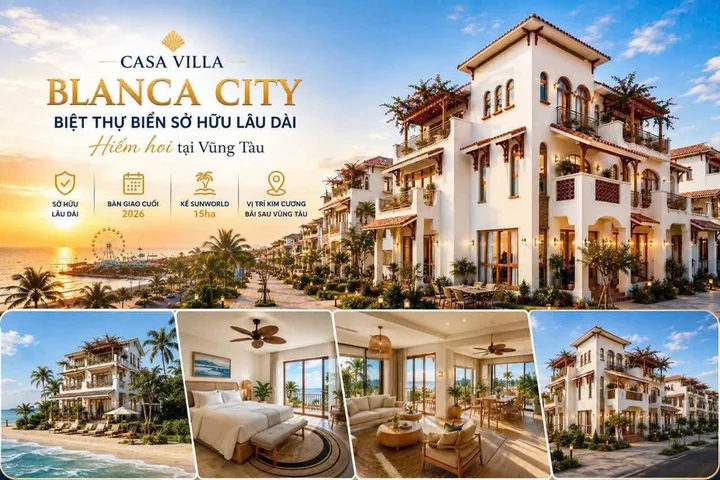 🌴 CASA VILLA BLANCA CITY – VỊ TRÍ ĐẸP, ĐÓN TRỌN DÒNG KHÁCH TỪ SUN WORLD 🌴