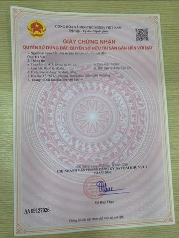 Bán đất kiệt 60 Mẹ Nhu Thanh Khê 55m2 📌📌📌Làm việc trực tiếp giá tốt !!!