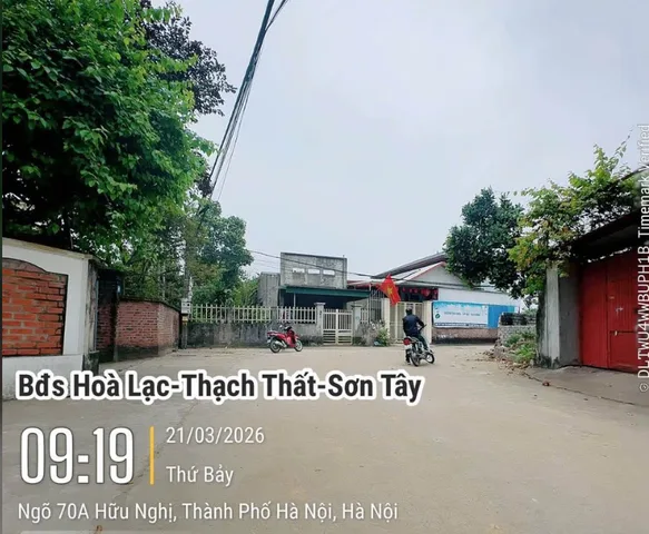 Bán Đất 100m2 có sẵn 100 m2 thổ cư giá 1.3 tỷ tại Phường Xuân Khanh Thị xã Sơn Tây Hà Nội