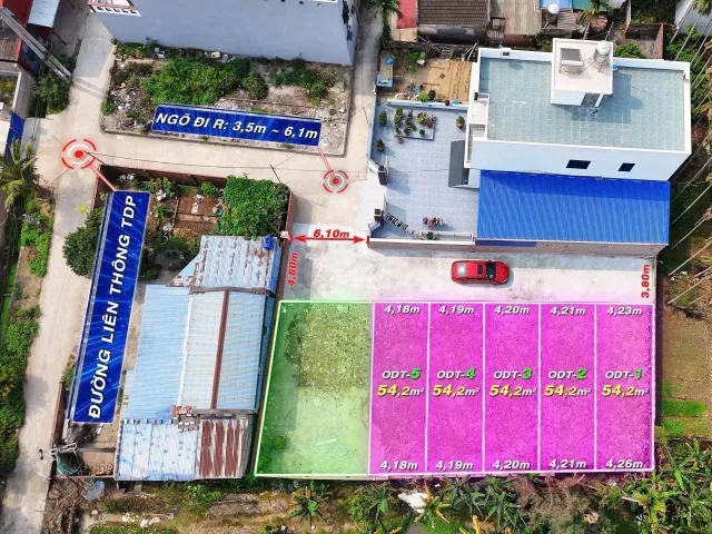 Bán Đất 54.2m2 thổ cư giá 2.050tỷ Tại Hoa Động có thêm 50 m Tự sử dụng.l/h:076.231.9990 e Thúy