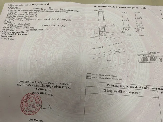 Bán Nhà Mặt Tiền 361 Nơ Trang Long, Phường 13, Quận Bình Thạnh