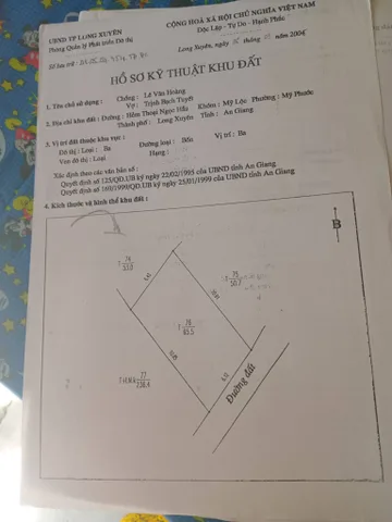 Bán Nhà riêng 65.5m2 có sẵn 65.5 m2 thổ cư giá 800 triệu tại Phường Mỹ Phước Thành phố Long Xuyên An Giang