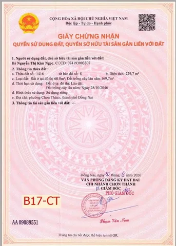 Bán Đất 230m2 giá 800triệu tại - Chọn - Phường Chơn Thành Đồng Nai