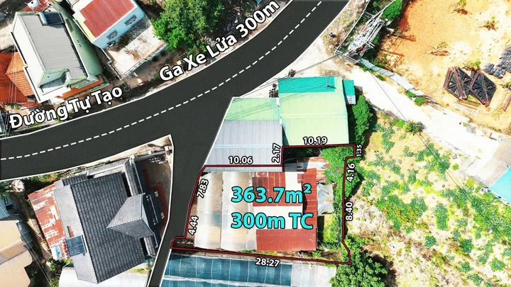 Bán Đất 363m2 có sẵn 300 m2 thổ cư giá 6.5 tỷ tại Phường 11 Thành phố Đà Lạt Lâm Đồng
