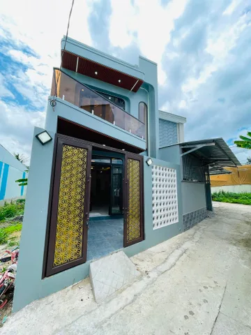 Nhà lầu mới xây dựng sau lưng mặt tiền Nguyễn Công Bình, Trung An
