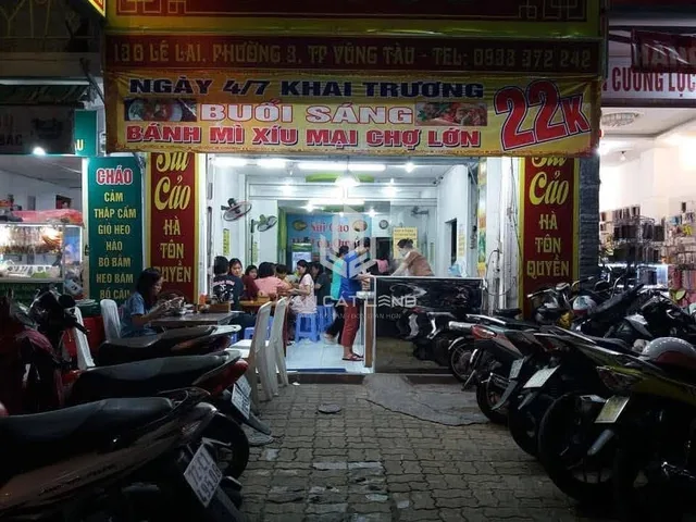 CHO THUÊ MẶT BẰNG CÓ GÁC MẶT TIỀN ĐƯỜNG LÊ LAI– TP. VŨNG TÀU
