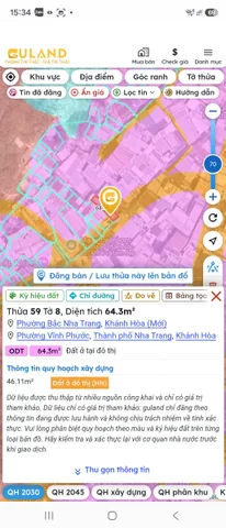 Bán Nhà riêng 64.3m2 có sẵn 64.3 m2 thổ cư giá 2.6 tỷ tại Phường Vĩnh Phước Thành phố Nha Trang Khánh Hòa