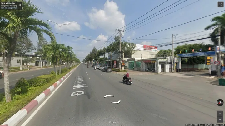 Bán Đất 222.9m2 có sẵn 222.9 m2 thổ cư giá 3.34 tỷ gần quán Cafe Lê Vy 2, phường Long Châu, tỉnh Vĩnh Long