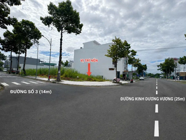 💥 NỀN GÓC KINH DƯƠNG VƯƠNG – ĐƯỜNG SỐ 3, KDC NGÂN THUẬN, 5x22,5m = 100m² – 2 mặt tiền – giá 3 tỷ 600