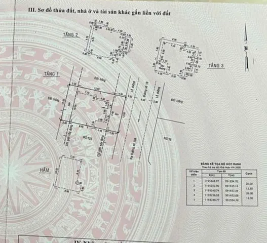 Bán Biệt Thự 4 Tầng, DT 250m2 có sẵn 250 m2 thổ cư giá 23.4 tỷ tại Đường Số 1B Phường Bình Hưng Hoà B Quận Bình Tân TP. Hồ Chí Minh