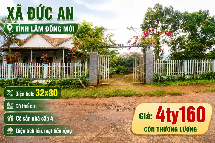 Chính chủ bán đất tại xã Đak n’Drung , huyện Đak Song, tỉnh Đắk Nông nay là Xã Đức An, tỉnh Lâm Đồng.