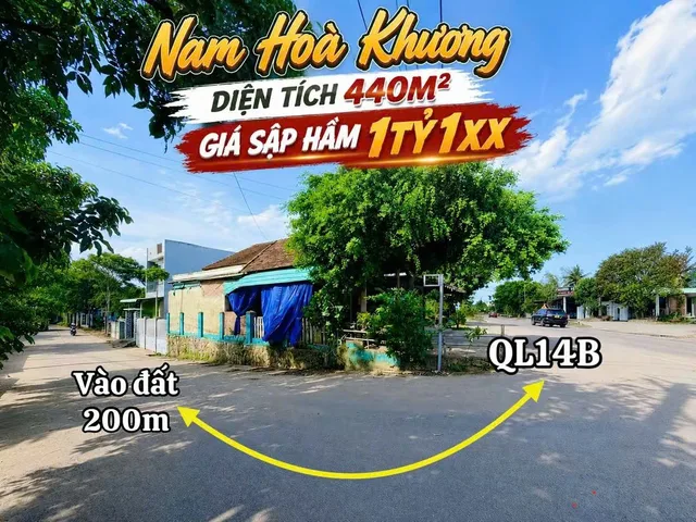 BÁN NHANH BIỆT THỰ NHÀ VƯỜN 440M² – GẦN NGÃ TƯ HÒA KHƯƠNG