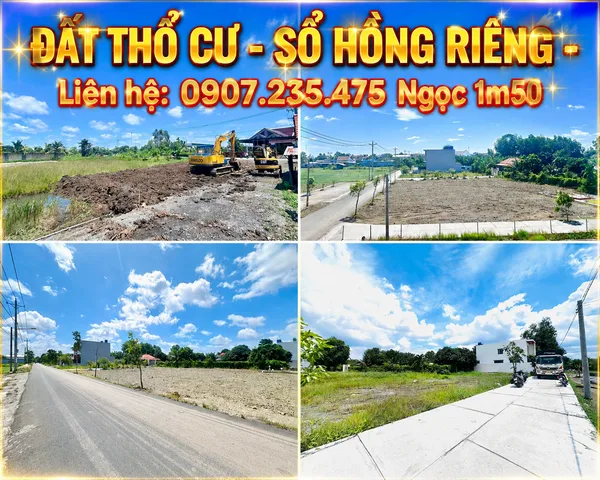 Bán Đất 153m2 thổ cư giá 2.45 tỷ tại Đường Trương Định Thị trấn Cần Đước Huyện Cần Đước Long An