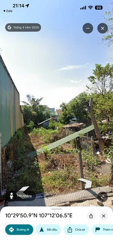 Bán Đất 103.6m2 có sẵn 80 m2 thổ cư giá 3.2 tỷ tại Đường Võ Thị Sáu Phường Long Toàn Thành phố Bà Rịa Bà Rịa - Vũng Tàu