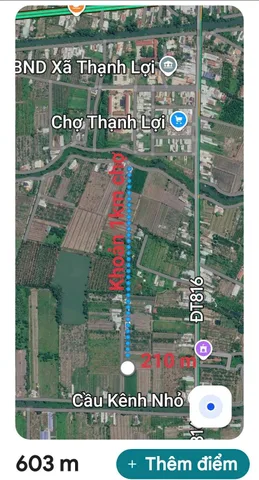 Bán Đất 500m2 giá 350 triệu tại Xã Thạnh Lợi Huyện Bến Lức Long An