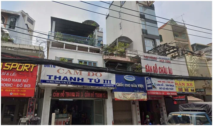 Nhà phố rẻ 1 trệt 3 lầu Tô Hiến Thành Quận 10 TP.HCM