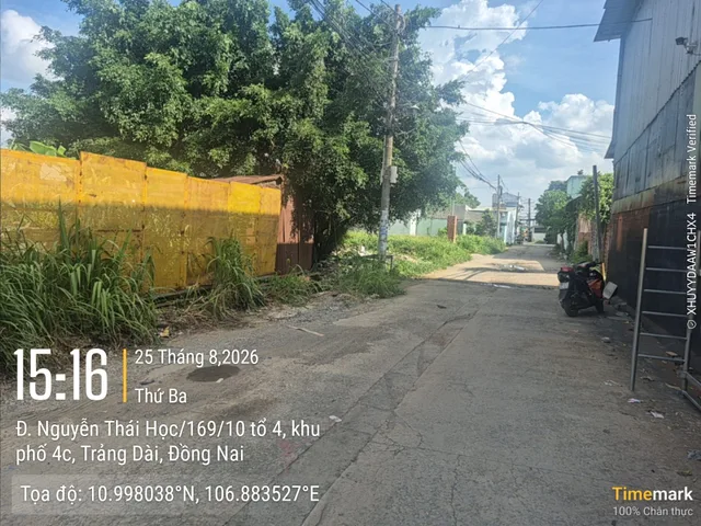 Bán Đất 192.7m2 giá 1.8 tỷ tại Phường Trảng Dài Thành phố Biên Hòa Đồng Nai