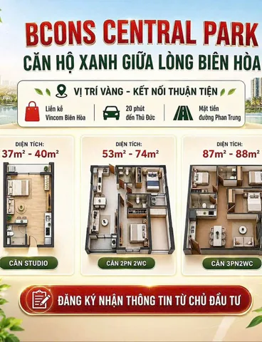 🔥 BCONS CENTRAL PARK CHÍNH THỨC CÓ GIÁ RUMOR: 49.9TR/M2