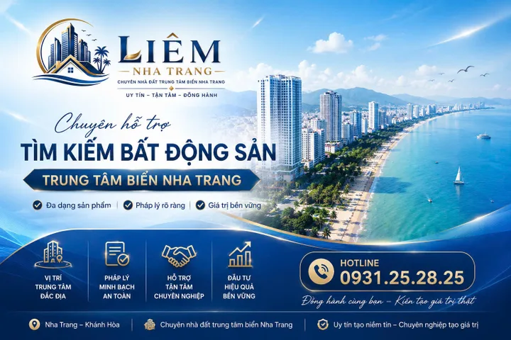 Bán Đất sát biển Nha Trang, khu hải sản, du lịch