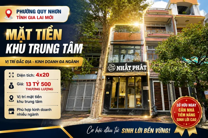 Bán nhà tại phường Lý Thường Kiệt, thành phố Quy Nhơn, tỉnh Bình Định