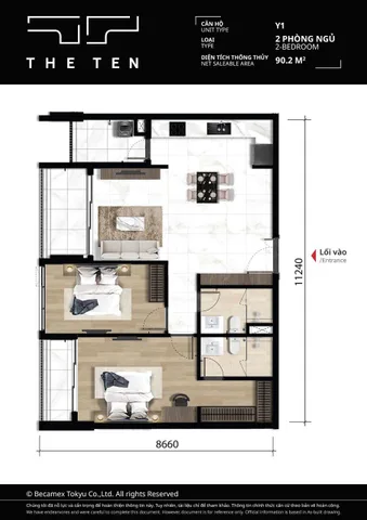 BDS HVL LVCC CẦN CHUYỂN NHƯỢNG CĂN 2PN THE TEN – TP. MỚI BÌNH DƯƠNG