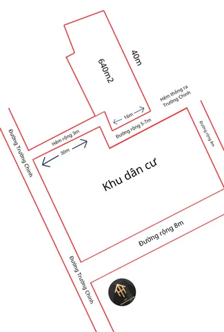 Bán Đất 640m2 có sẵn 640 m2 thổ cư giá 40 tỷ tại Đường Trường Chinh Phường Đông Hưng Thuận Quận 12 TP. Hồ Chí Minh