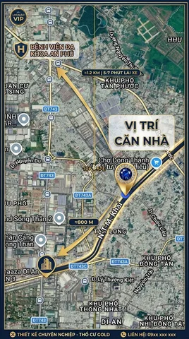 NHÀ MẶT TIỀN DĨ AN- 3 TẦNG- NGUYỄN THỊ MINH KHAI 82M2 FULL THỔ CƯ - GIÁ NHỈNH 6 TỶ