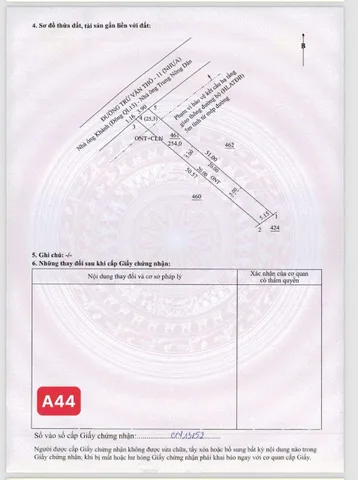 Bán Đất 254m2 có sẵn 100 m2 thổ cư giá 850 triệu tại Xã Trừ Văn Thố, TP.Hồ Chí Minh